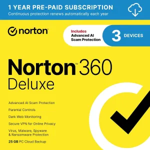 Norton 360 Deluxe வைரஸ்வалга பாதுகாப்பு