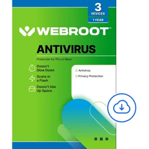 Webroot Antivirus 3 Devices