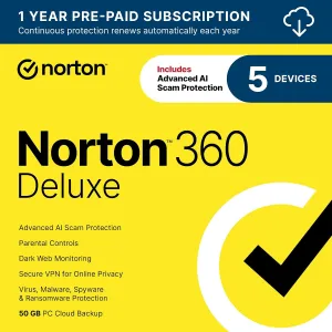 Norton 360 Deluxe Antivirus