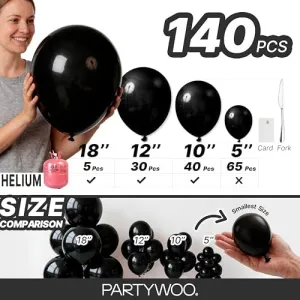 black-balloon-party-pack