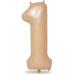 40-inch-beige-number-1-balloon