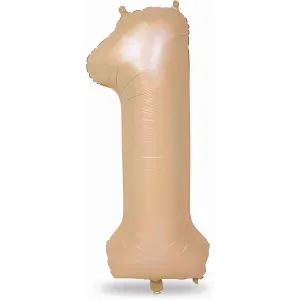 40-inch-beige-number-1-balloon