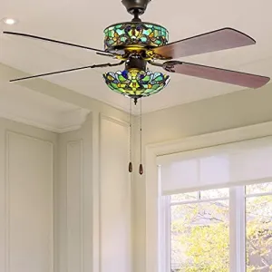stained-glass-ceiling-fan