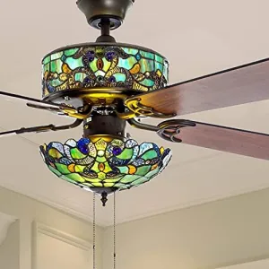 stained-glass-ceiling-fan