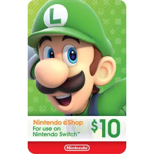 $10 Nintendo eShop Gift Card
