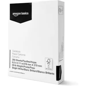 Amazon Basics Cardstock 8.5x11