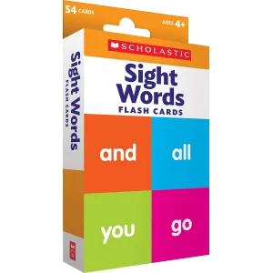 Scholastic Sight Words Cards