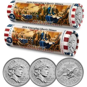 Emerging Liberty Dime Set