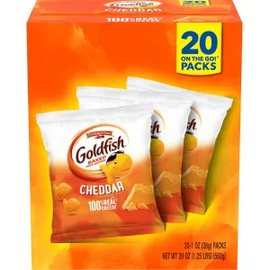 Goldfish Cheddar Crackers 20 Pack