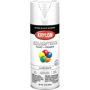 Krylon ColorMaxx Gloss White