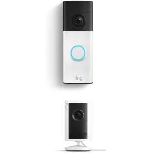 ring-battery-doorbell-newest-model-speckled-white-with-indoor-cam-plus-white