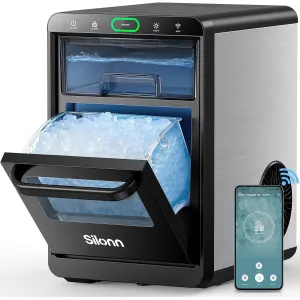 silonn-nugget-ice-maker-countertop-pellet-ice-machine-with-self-cleaning-function-sonic-ice-maker-produces-36lbs-of-chewable-ice-in-24-hours-ideal-for-home-kitchen-and-office-stain