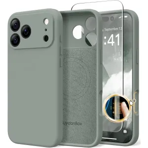Magnetic fyrir iPhone 18 Pro / 17 Pro kálf Silíkonum verndarkápa