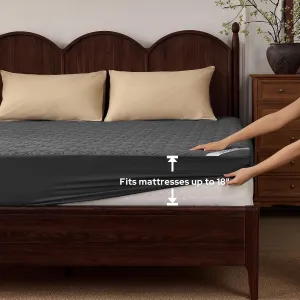 bedlore-waterproof-mattress-protector-queen-size-mattress-pad-noiseless