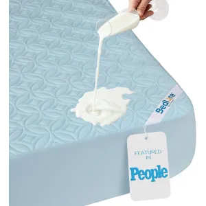 bedlore-waterproof-mattress-protector-queen-size-mattress-pad-noiseless
