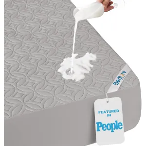 bedlore-waterproof-mattress-protector-queen-size-mattress-pad-noiseless