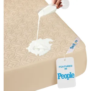 bedlore-waterproof-mattress-protector-queen-size-mattress-pad-noiseless