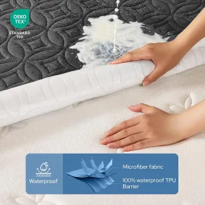 bedlore-waterproof-mattress-protector-queen-size-mattress-pad-noiseless