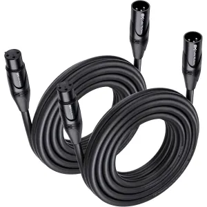 cable-matters-2-pack-premium-xlr-to-xlr-cable-microphone-cable-m-f-6ft