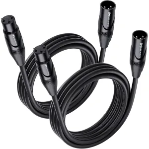 cable-matters-2-pack-premium-xlr-to-xlr-cable-microphone-cable-m-f-6ft