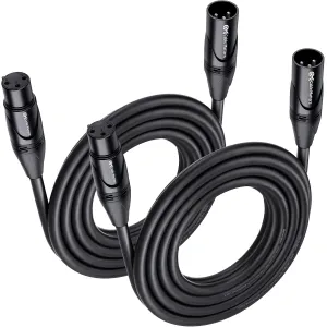 cable-matters-2-pack-premium-xlr-to-xlr-cable-microphone-cable-m-f-6ft