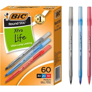 bic-round-stic-xtra-life-ballpoint-pen-ultra-long-lasting-and-consistent-ink-flow-60-count-in-black-ink