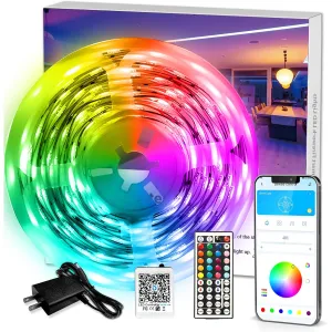 DAYBETTER LED 스트립 라이트 110ft RGB 스마트 앱 컨트롤 음악 동기화