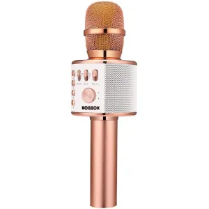 BONAOK Mikrofon Karaoke 3 w 1 – bezprzewodowy