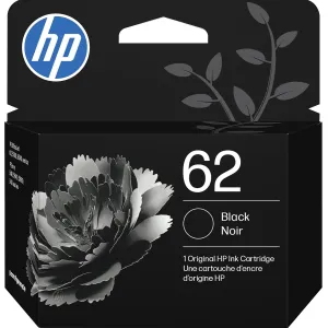 HP 62 ブラックインクカートリッジ