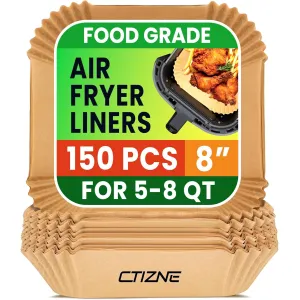 Loðpappírshringir fyrir Air Fryer 150 stk