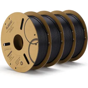 ELEGOO PLA 1.75mm Svart - 4 kg spoola