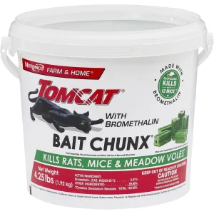 Tomcat Bromethalin Bait Chunx - Rodent Control