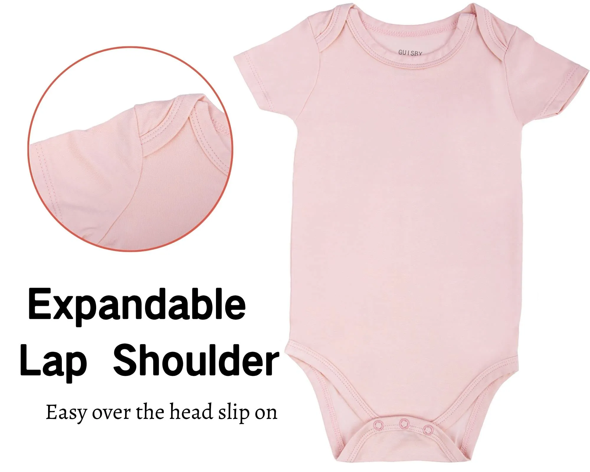 guisby-baby-short-sleeve-bodysuits-rayon-summer-newborn-infant-boys-girls-0-24-months