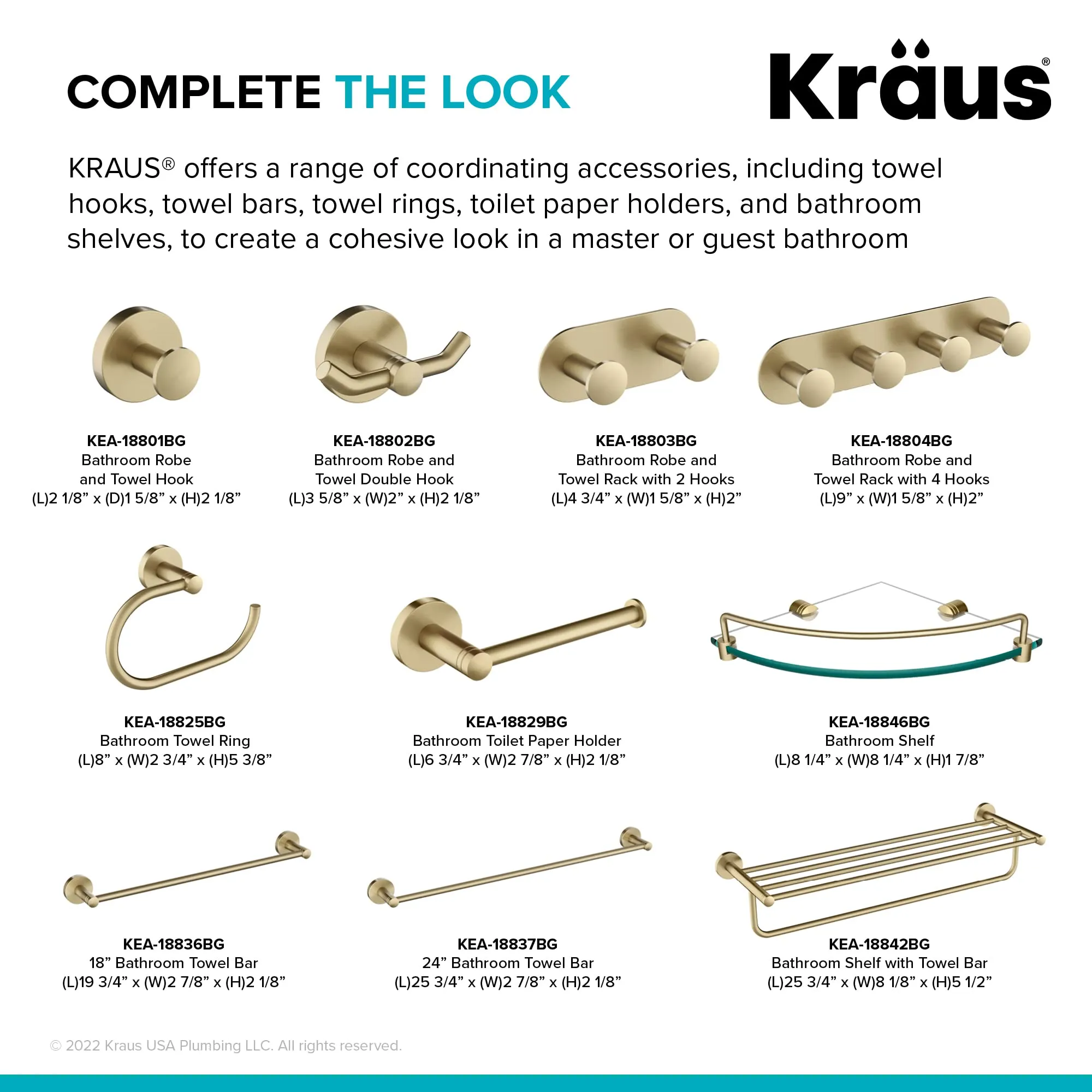 kraus-kea-18804bg-elie-bathroom-robe-and-towel-hook-rack-9-inch-brushed-gold