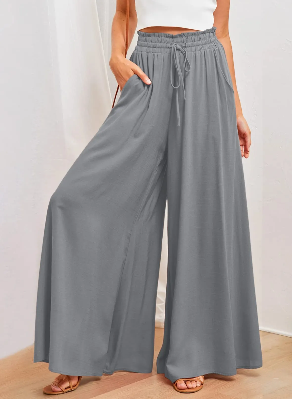 evaless-womens-casual-wide-leg-pants-flowy-elastic-drawstring-waist-palazzo-pants-with-pockets