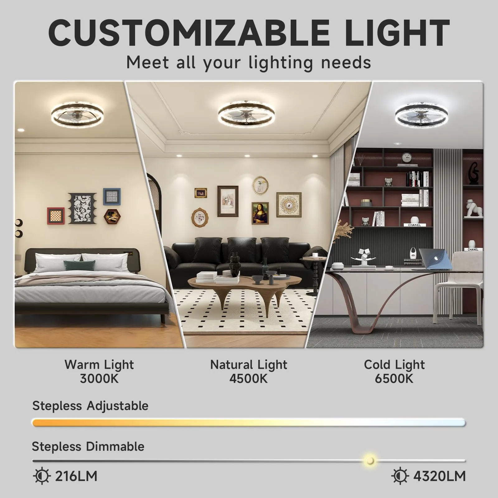 volisun-low-profile-ceiling-fans-with-light-and-remote-19-7in-fandelier-ceiling-fan-with-light-3000k-6500k-dimmable-flush-mount-led-ceiling-fan-light-black-modern-ceiling-fan-light