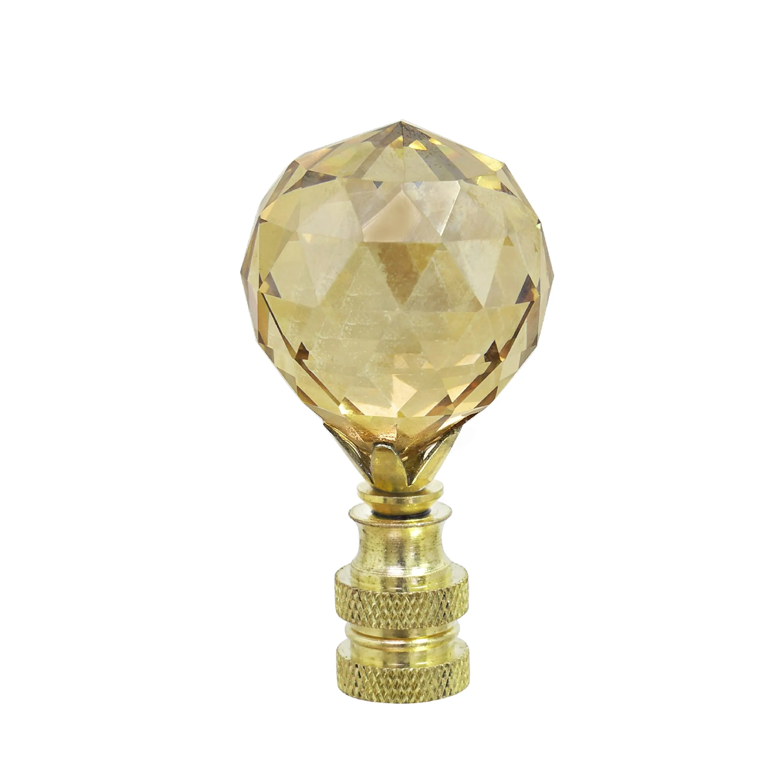 aspen-creative-24007-31-amber-faceted-crystal-lamp-finial-in-brass-plated-finish-2-1-4-tall-1-pack-red