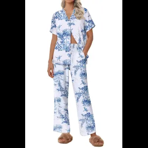 Ekouaer Damen Schlafanzug Set