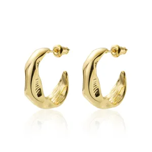 Pendientes de Aro Retorcidos de Oro