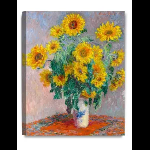 Monet Sonnenblumen Leinwanddruck