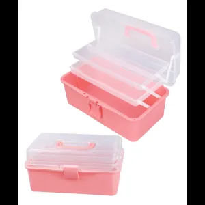 Organizador de Caja de Pesca Rosa Eujqo