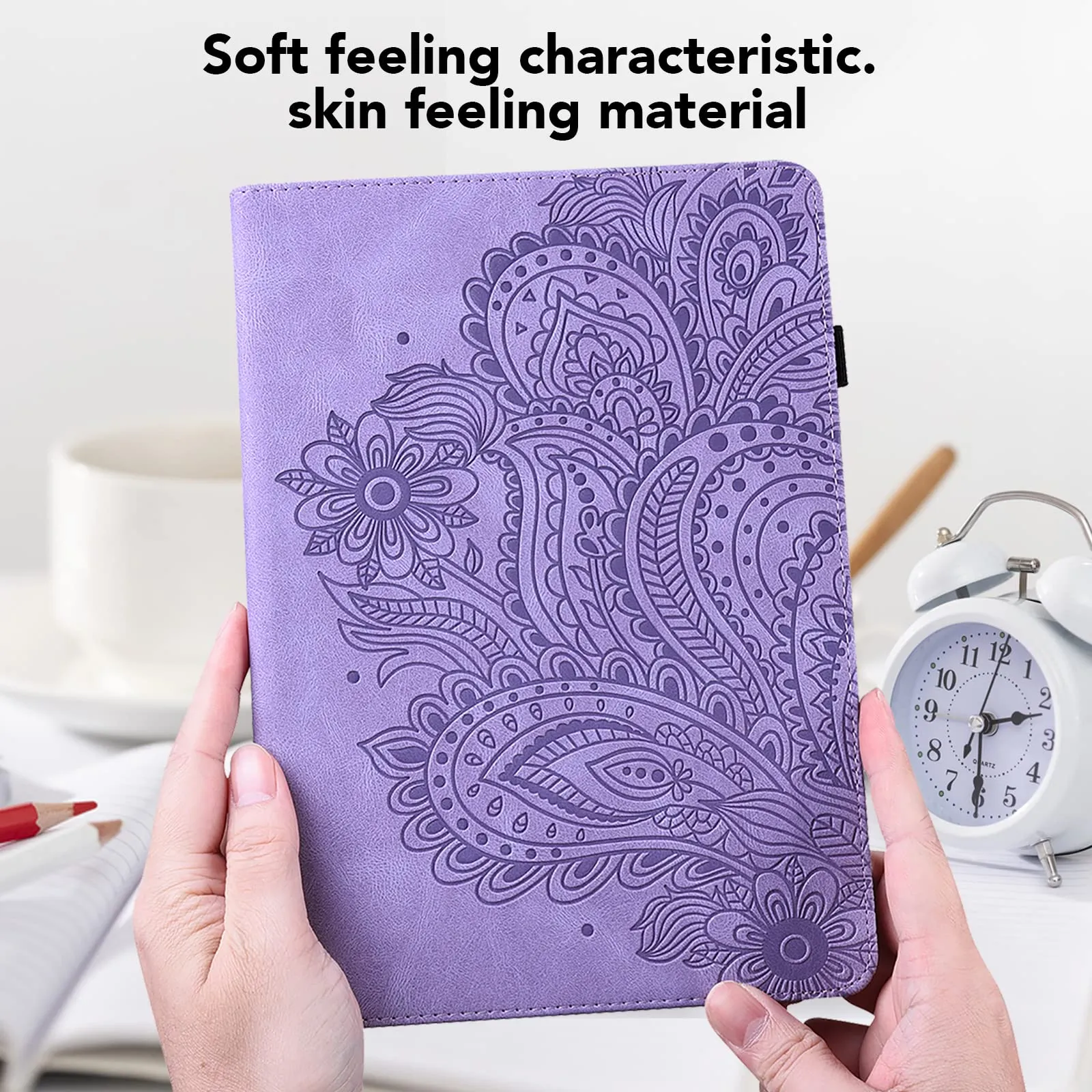 vodefox-case-for-samsung-galaxy-tab-s2-9-7-inch-case-sm-t810-t815-t813-embossed-peacock-flower-pu-leather-folio-flip-stand-shockproof-smart-case-with-elastic-band-for-galaxy-tab-s2