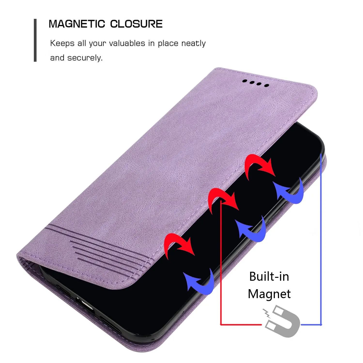 mavis-s-diary-compatible-with-google-pixel-6a-flip-case-with-card-holder-kickstand-magnetic-pu-leather-folio-phone-cover-folding-wallet-case-for-men-women-purple