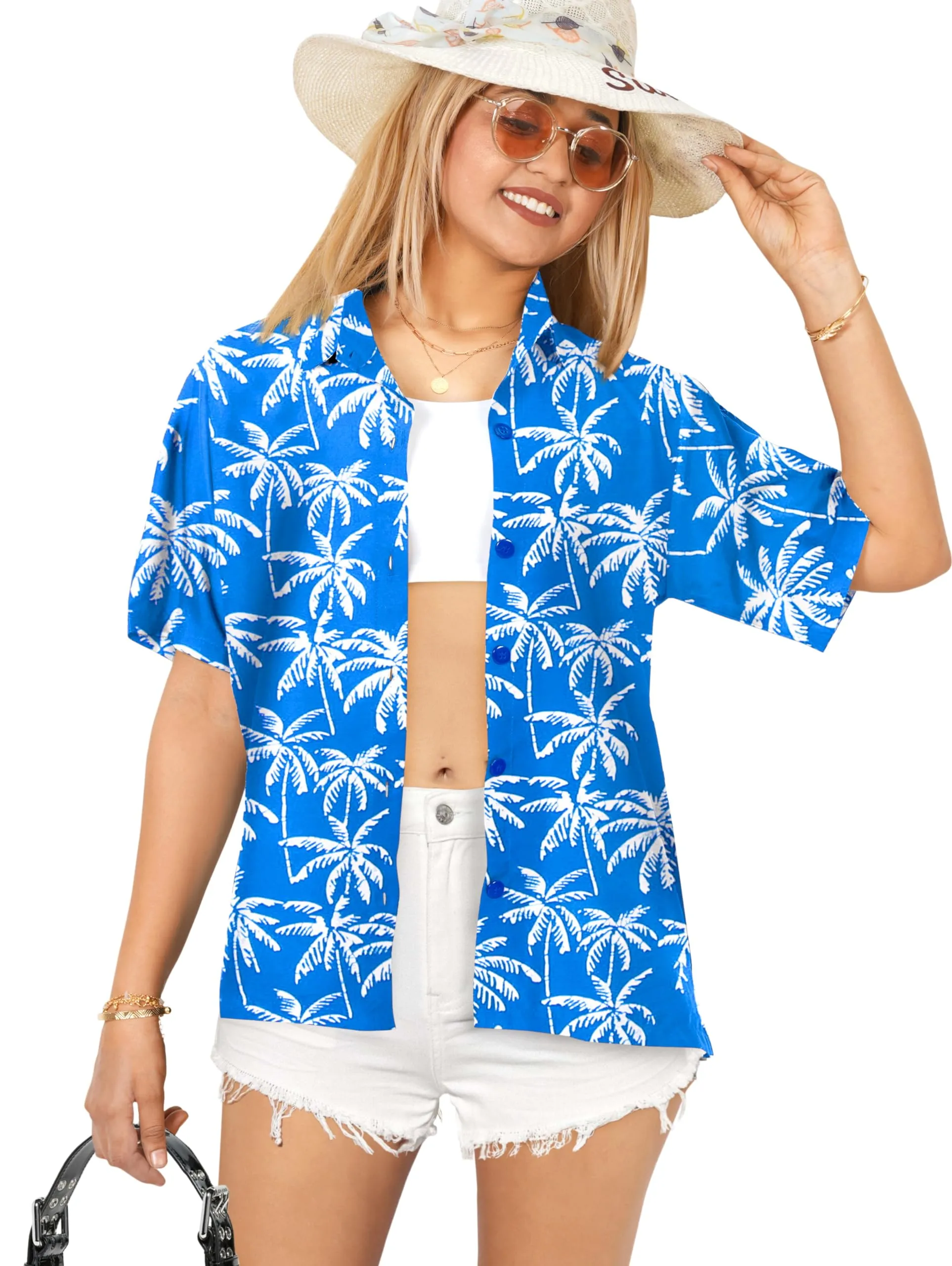 la-leela-women-s-beach-short-sleeve-blouse-shirt-hawaiian-tops