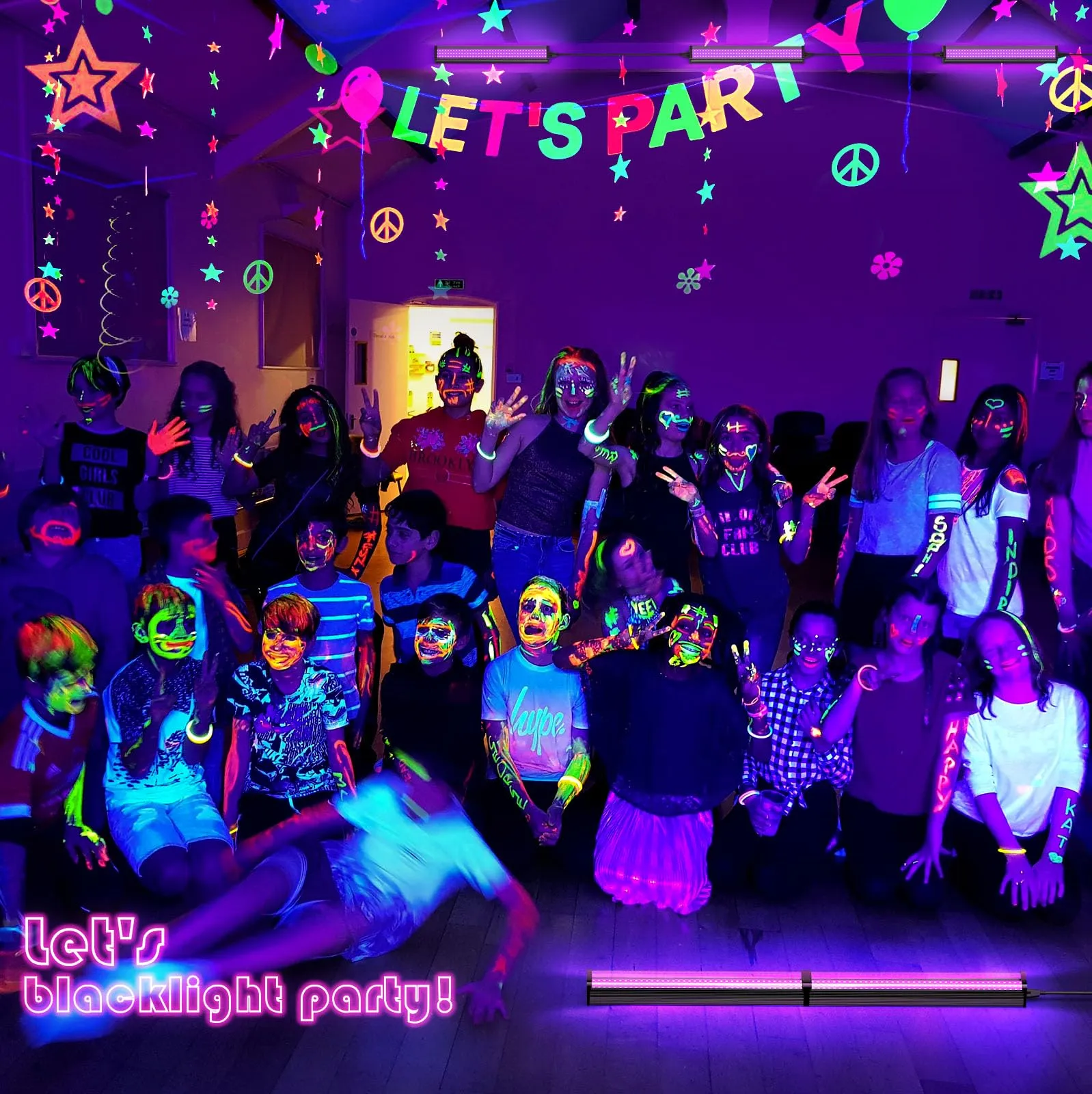 glostars-2-pack-26w-led-black-light-bar-black-lights-with-plug-switch-uv-strip-lights-for-glow-party-fluorescent-tapestry-poster-body-paint-and-cabinet-display