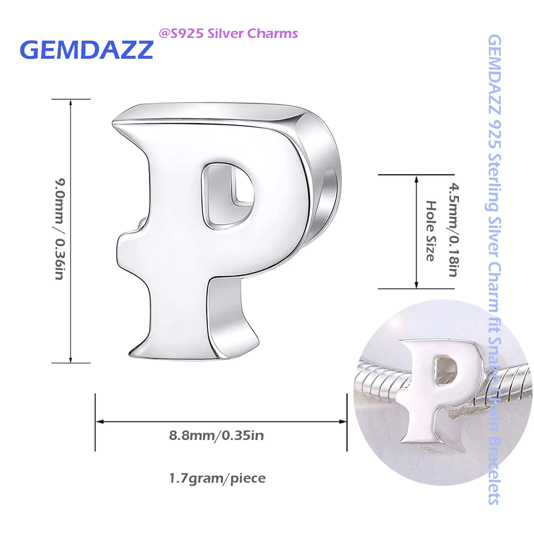 gemdazz-26-alphabet-letter-charms-polished-925-sterling-silver-complete-initial-a-z-beads-fits-european-name-bracelet-gift-for-mother-father-daughter-son-sister-friends