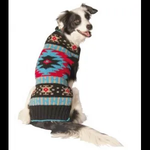 Black Southwest Dog Sweater Small