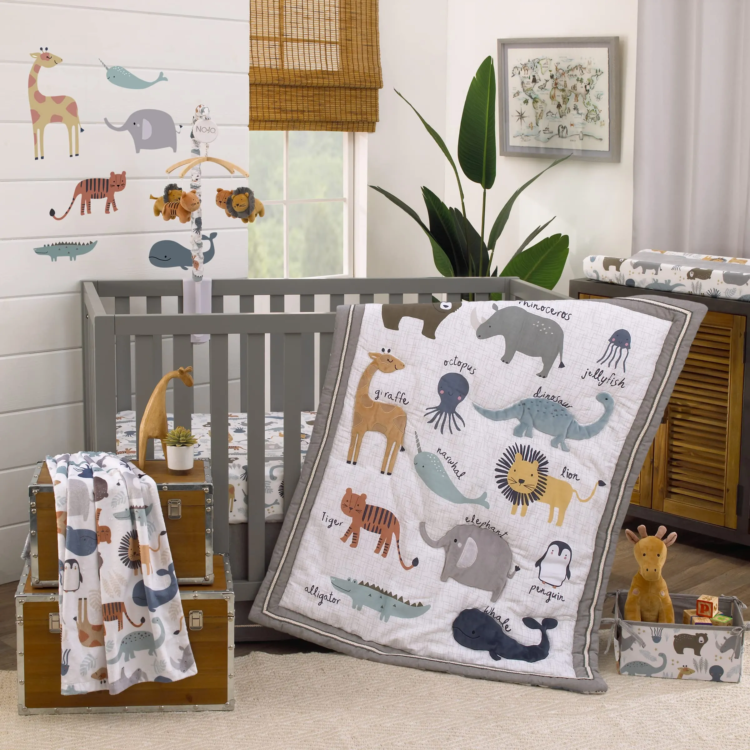 nojo-zoo-animals-multi-character-100-cotton-photo-op-fitted-crib-sheet