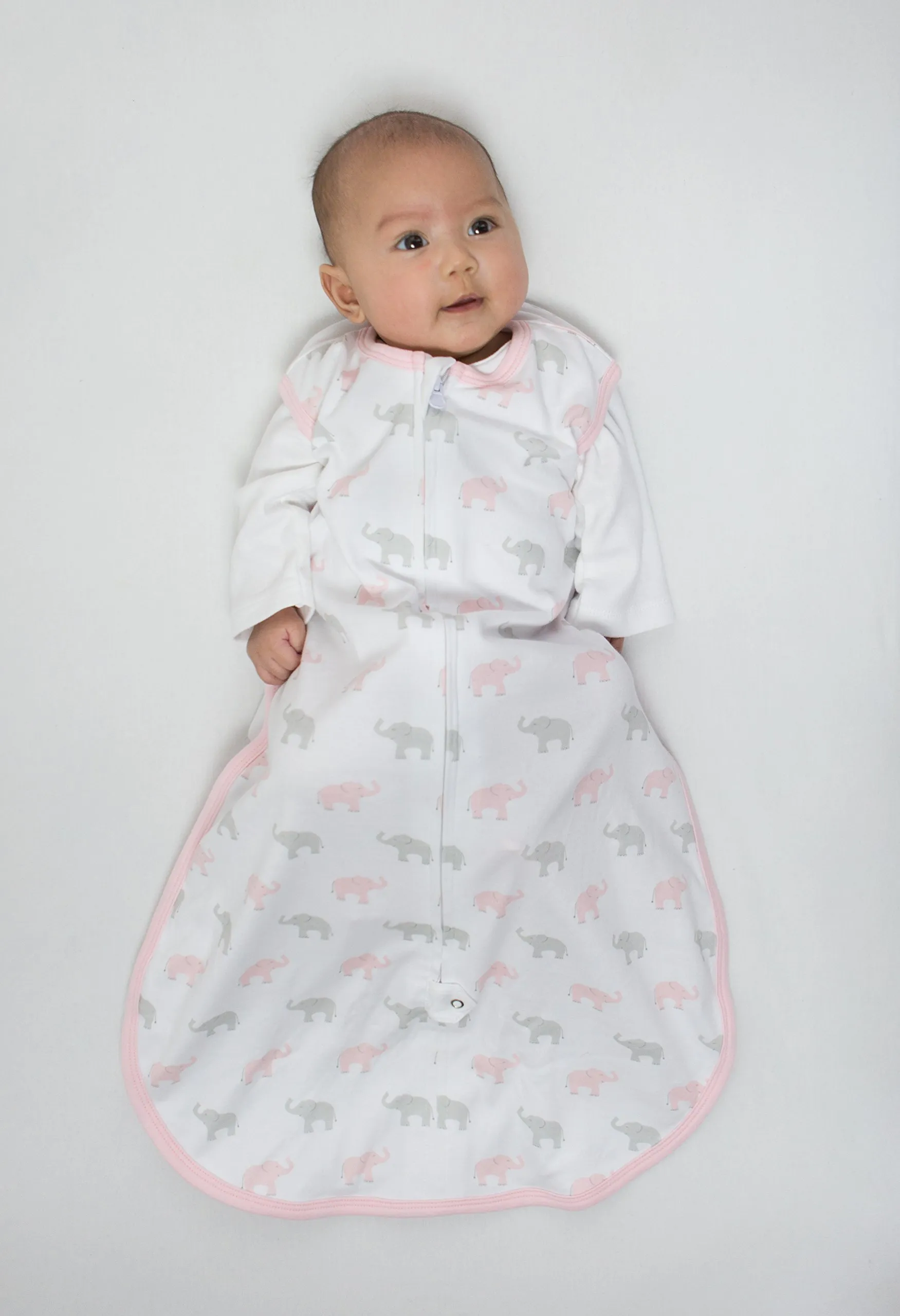 amazing-baby-cotton-sleeping-sack-wearable-blanket-with-2-way-zipper-pastel-pink-gray-tiny-elephants-large-12-18mo