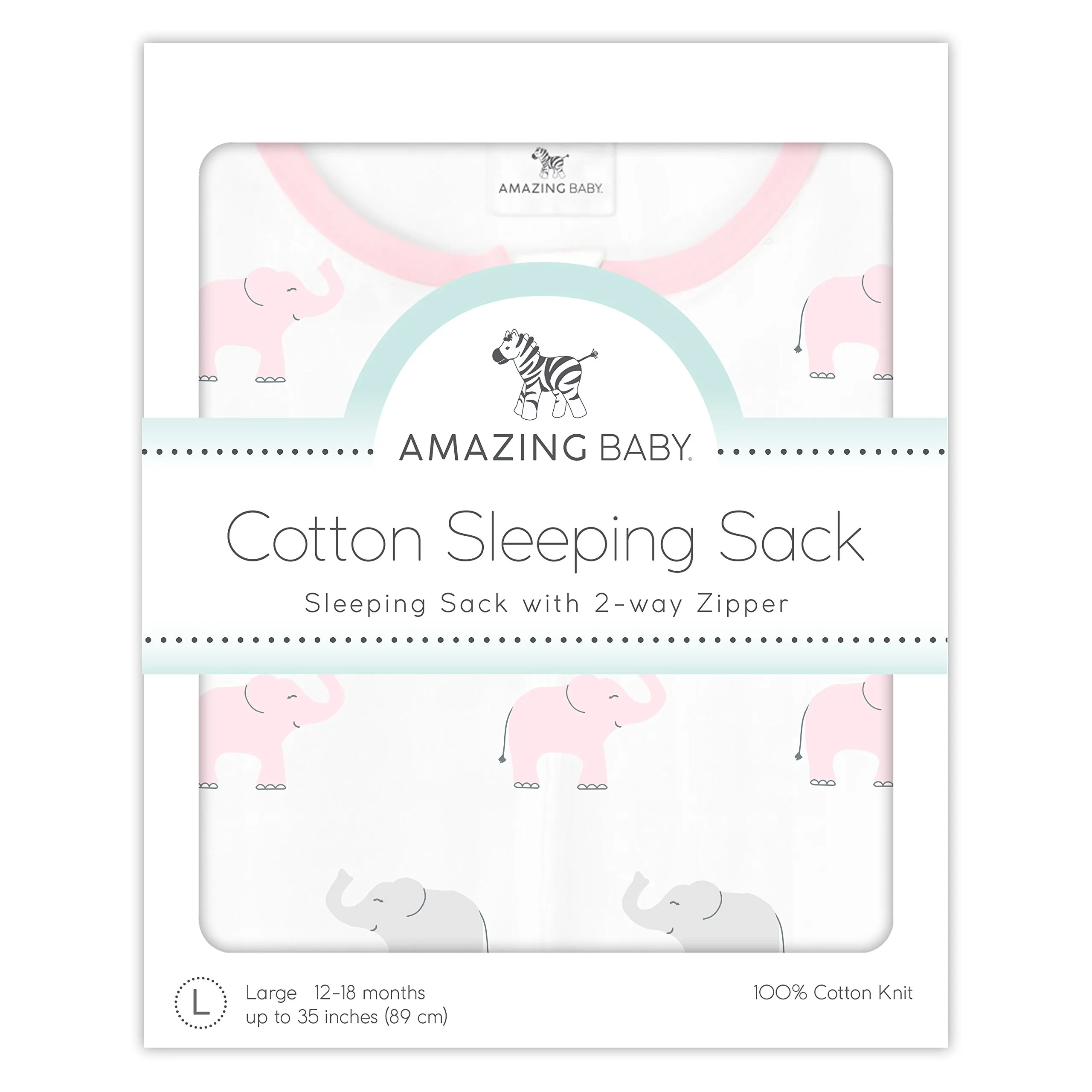 amazing-baby-cotton-sleeping-sack-wearable-blanket-with-2-way-zipper-pastel-pink-gray-tiny-elephants-large-12-18mo